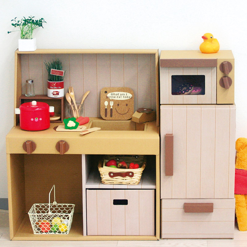 おままごとダンボールキッチンセット