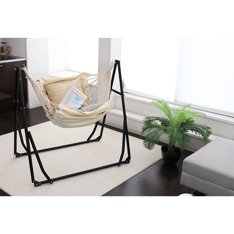 　2WAY自立式ポータブルハンモック