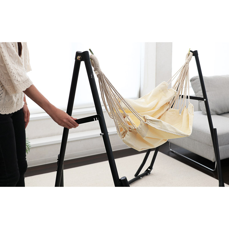 　2WAY自立式ポータブルハンモック
