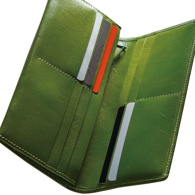 手塗りオイルレザー ササマチ長財布