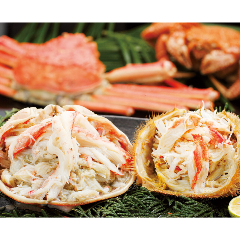 豪華毛がにずわい4尾セット
