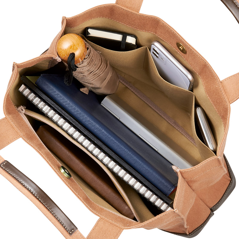 日本製柿渋染トート&財布