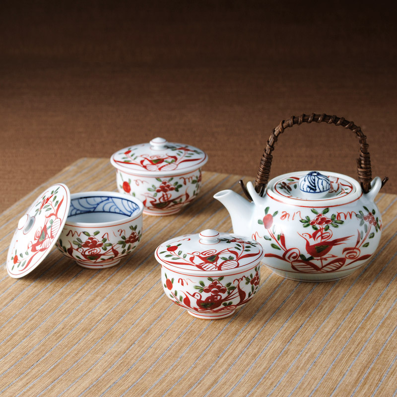 　古伊万里写し絵番茶器揃