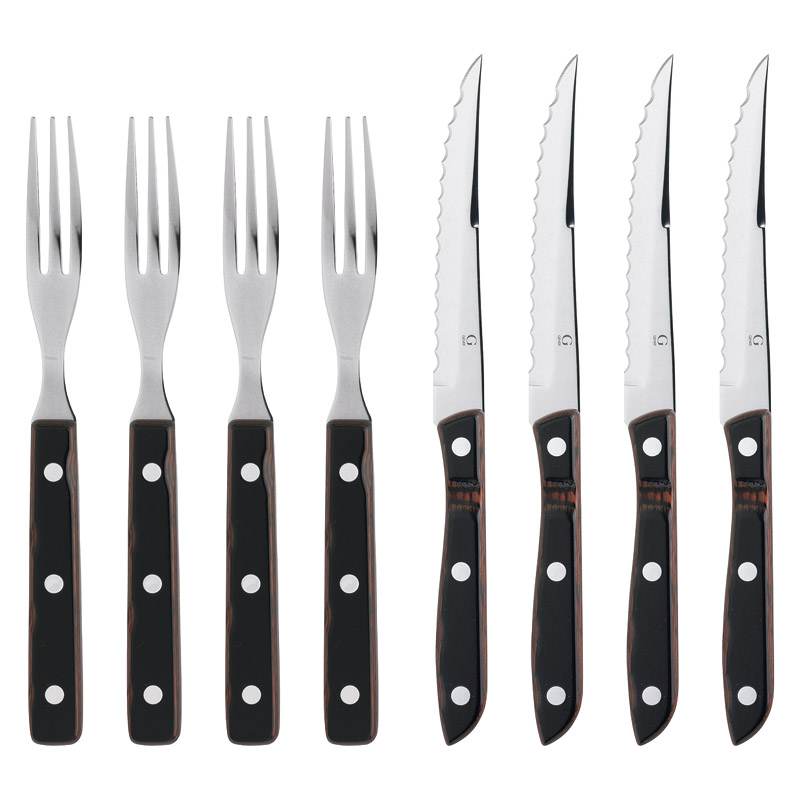 ステーキカトラリー8本セット