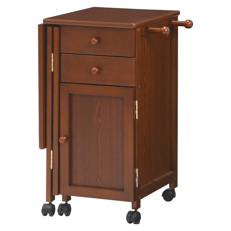 キャスター付き折りたたみデスク