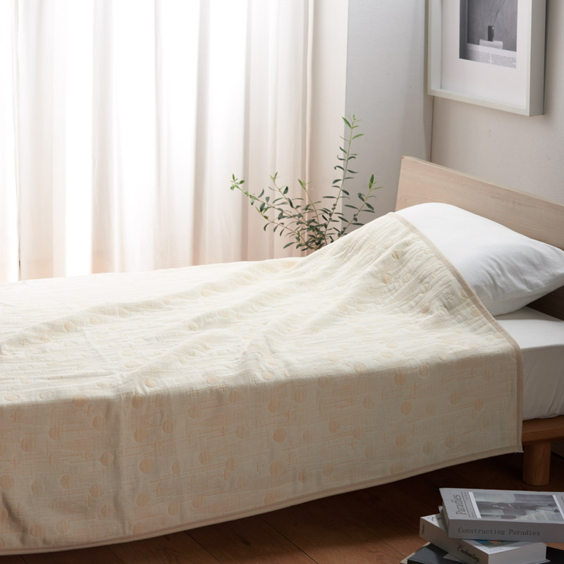 ウール混五重織ガーゼケット2P