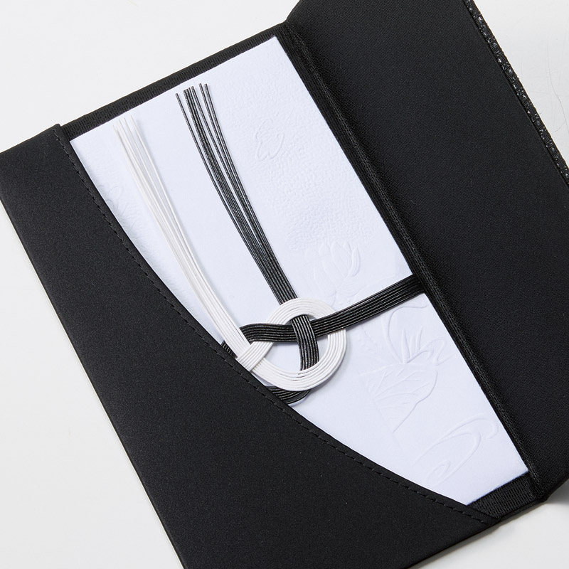 日本製牛革二本手フォーマルバッグ(袱紗付)