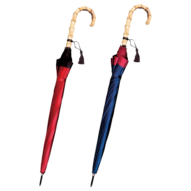 12本骨晴雨兼用婦人手開き長傘ペア
