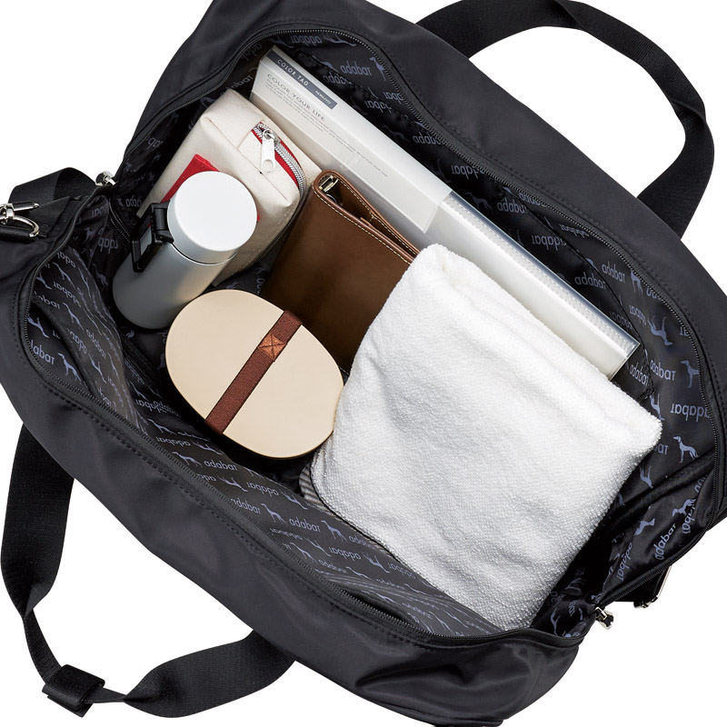 3WAYブリーフバッグ･ボストンバッグセット(ブラック)