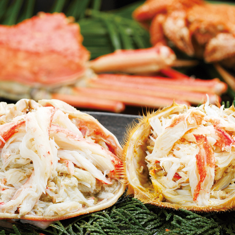 ずわいがに毛がに5尾セット