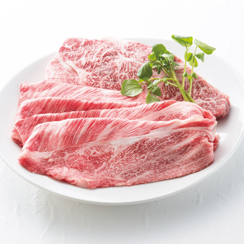 神戸牛ロースステーキ&すきやき用肩ロース