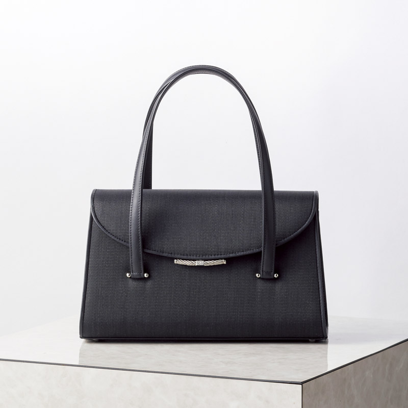 　ホースヘアフォーマルバッグ(ブラック)