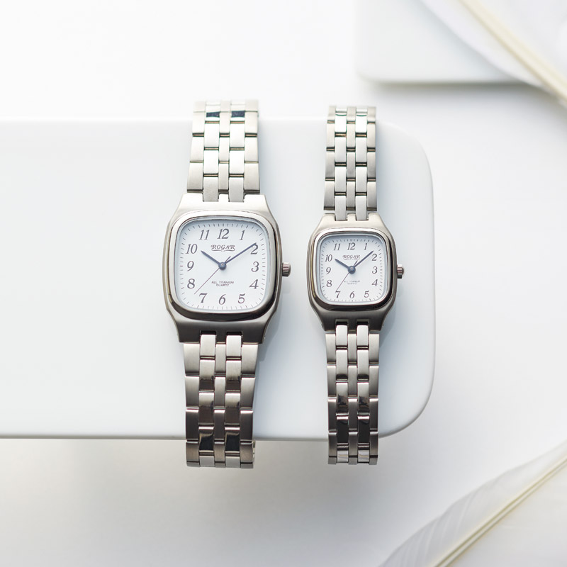　チタンペアウォッチ