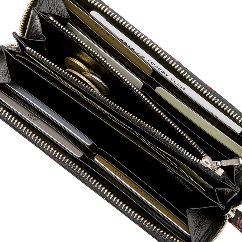 ラウンドファスナー財布(トンボ)