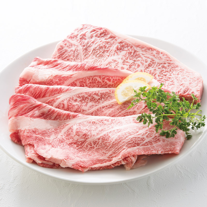 神戸牛ロースステーキ&リブロースすきやき