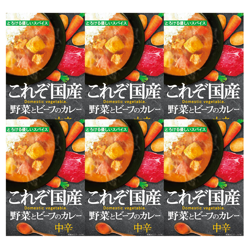 これぞ国産 野菜とビーフのカレー