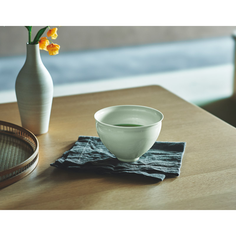 波佐見焼 日展作家山口正右ヱ門作 抹茶碗