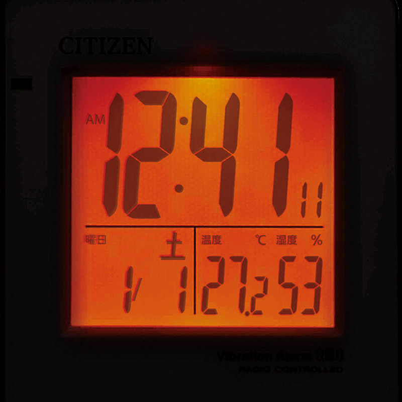 リズム　フィットウェーブD211電波時計